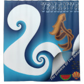 Yemanya-Göttin Duschvorhang (Vorderseite)