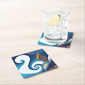 Yemanya-Göttin Rechteckiger Pappuntersetzer (Vor Ort)