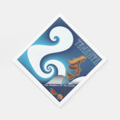 Yemanya-Göttin Serviette (Ecke)