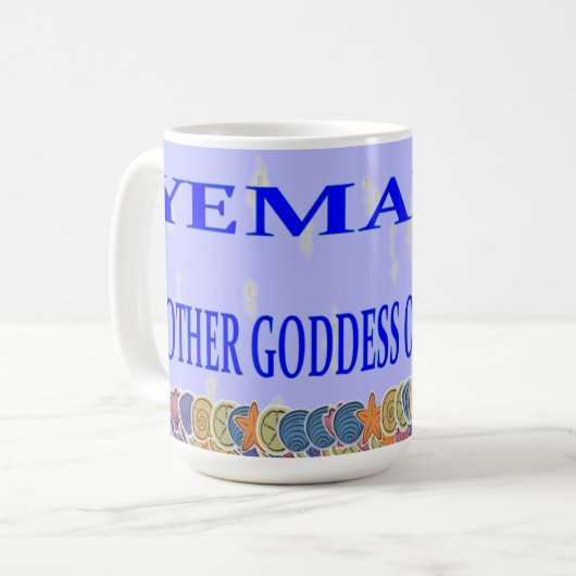 Yemanya Muttergöttin des Ozeans Kaffeetasse (Vorderseite Links)