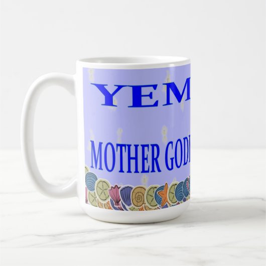 Yemanya Muttergöttin des Ozeans Kaffeetasse (Links)