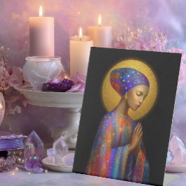 Yemaya Goddess of Liebe Protection Healing Portrai Sockelschild