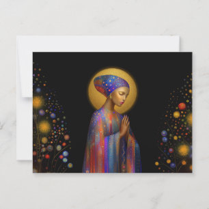 Yemaya Göttin der Liebe Schutz Heilung Porträt Postkarte