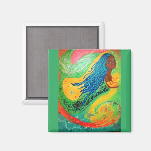 Yemaya Magnet (Vorderseite/Rückseite)