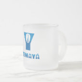 Yemaya mattierte Tasse für Tee oder Kaffee (VorderseiteRechts)