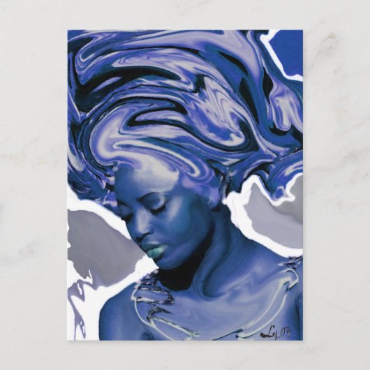 YEMAYA OKUTE VON LIZ LOZ POSTKARTE (Vorderseite)