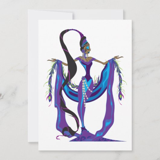 Yemaya Olokun Einladungen (Vorderseite)