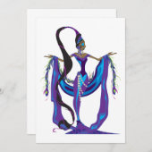 Yemaya Olokun Einladungen (Vorne/Hinten)