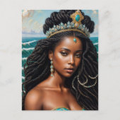 Yemaya Orisha Water Goddess Postkarte (Vorderseite)