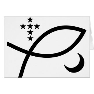 Yemaya Veve im Schwarzen