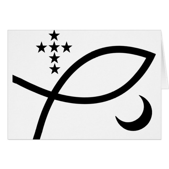 Yemaya Veve im Schwarzen (Vorderseite (Horizontal))