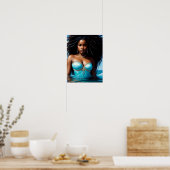 Yemaya Water Goddess Orisha Art Poster (Küche)