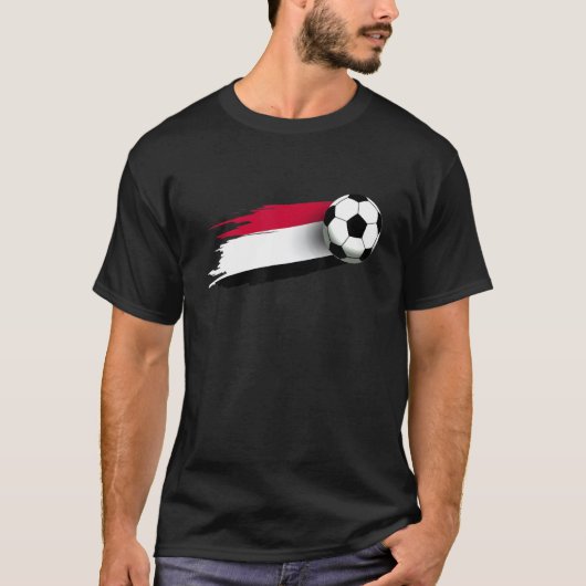 Yemen Flag Jersey Yemeni Soccer Team Yemeni 1 T-Shirt (Vorderseite)
