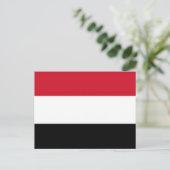 Yemen - Flag - Postkarte (Stehend Vorderseite)