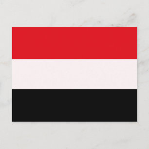 YEMEN FLAG POSTKARTE
