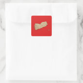 Yemen Map Sticker (Tasche)