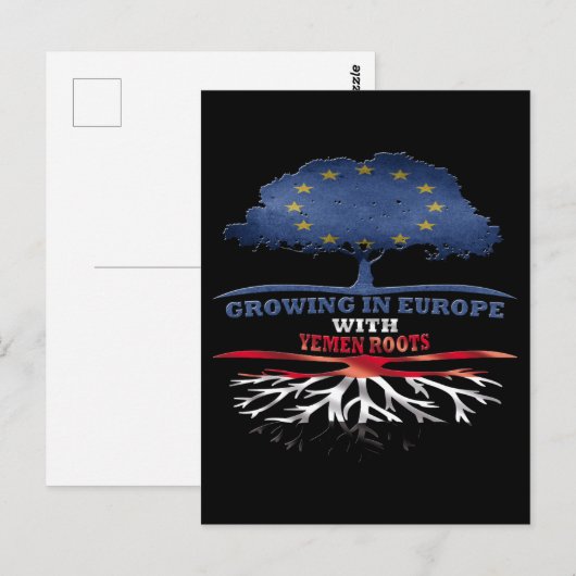 Yemen Postkarte (Vorne/Hinten)