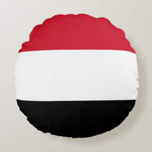 Yemeni Flag Rundes Kissen