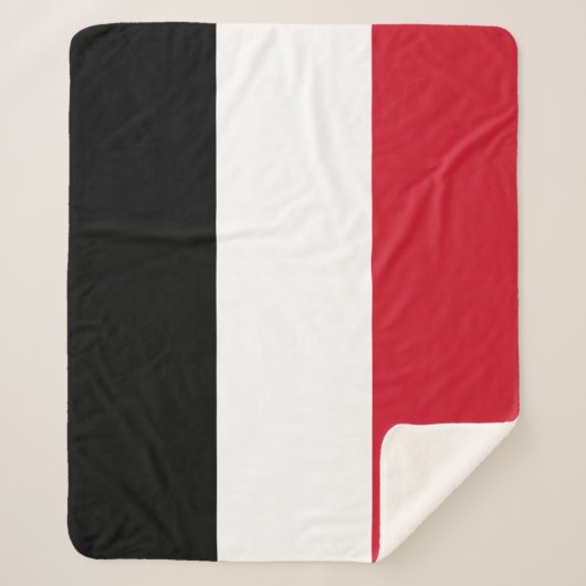 Yemeni Flag Sherpadecke (Vorderseite)