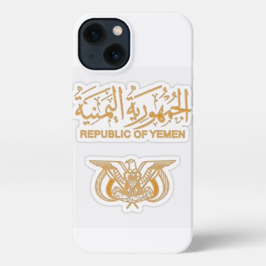 Yemeni Passport iPhone 13 Fall   Hülle (Rückseite)