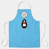 Yemeni redet Frau Penguin Personalisiert Schürze (Vorderseite)