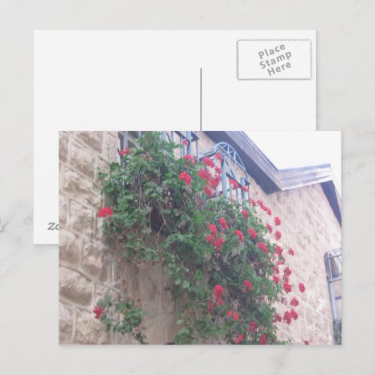 Yemin Moshe Postkarte (Vorne/Hinten)