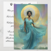Yemoja: Goddess Altar Meditation Card (Vorne/Hinten)