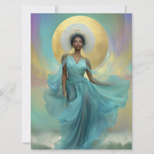 Yemoja: Goddess Altar Meditation Card (Vorderseite)