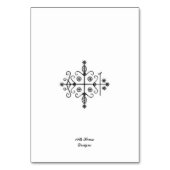 Yemoja Table Card Tischnummer (Rückseite)