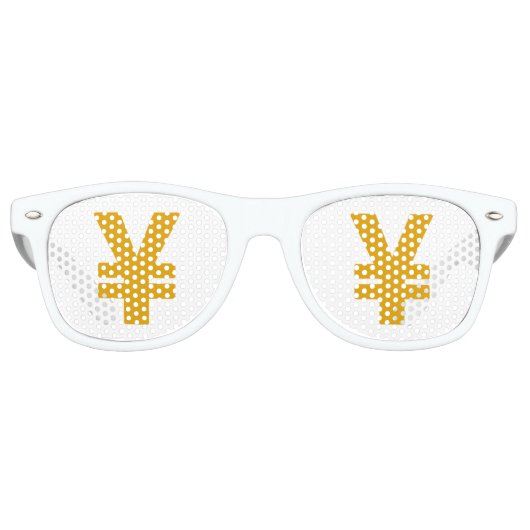 Yen sign partybrille (Vorderseite)