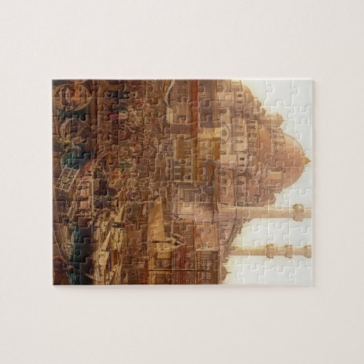 Yeni Cami Moschee und Eminö nü bazaar - ISTANBUL Puzzle (Horizontal)