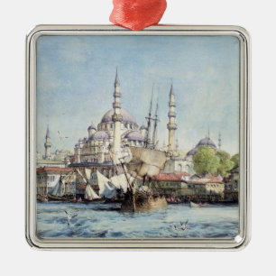 Yeni Jami und St. Sophia vom goldenen Horn, Winkel Silbernes Ornament
