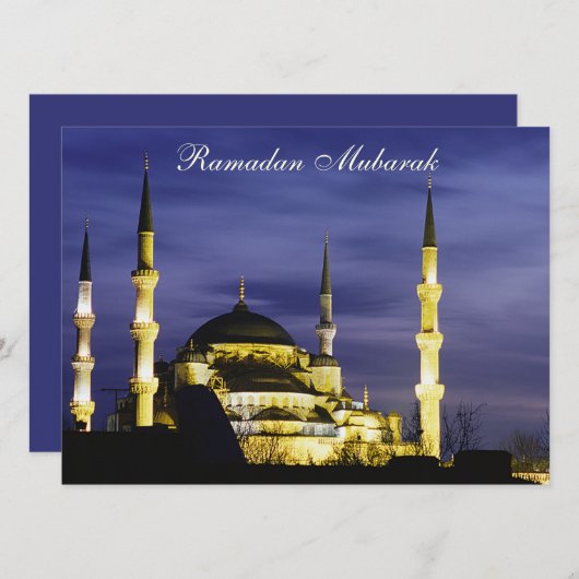 Yeni Valide Moschee Einladung (Vorne/Hinten)