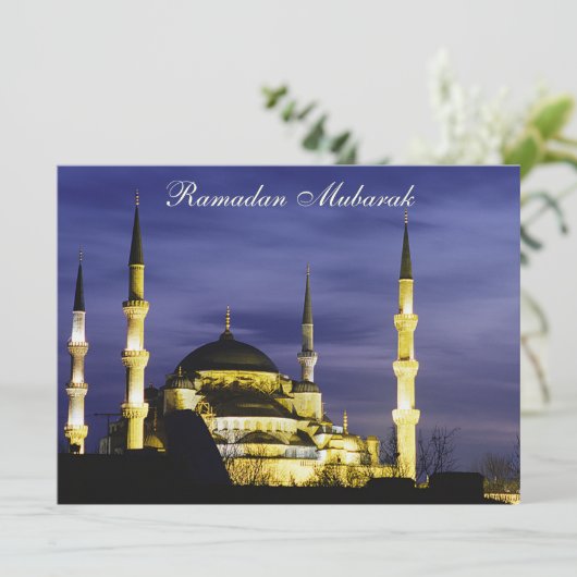 Yeni Valide Moschee Einladung (Stehend Vorderseite)