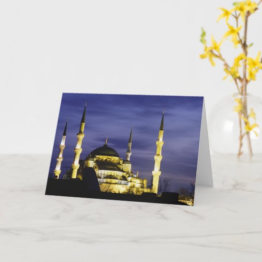 Yeni Valide Mosque Karte (Gelbe Blume)
