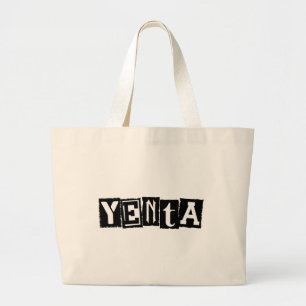 Yenta Jiddischer Humor Jumbo Stoffbeutel