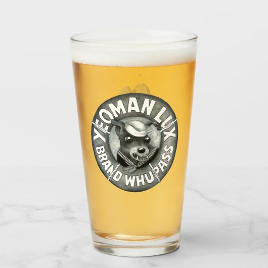Yeoman Lux Bierglas Glas (Vorne (Gefüllt))
