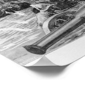 Yeomanry überrascht in einem Abdrift Poster (Ecke)