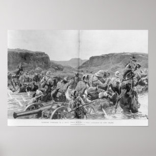 Yeomanry überrascht in einem Abdrift Poster