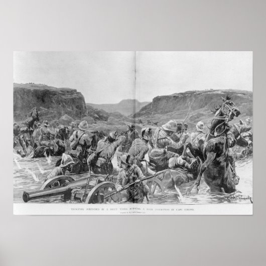 Yeomanry überrascht in einem Abdrift Poster (Vorne)