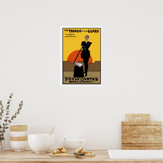 Yeomen of the Guard Imitation Poster (Küche)