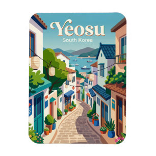 Yeosu-Gasse Südkorea Magnet