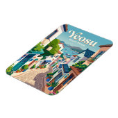 Yeosu-Gasse Südkorea Magnet (Linke Seite)