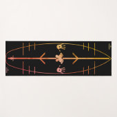 Yeowga Surf Yoga Fitness Mat Pop up Practice Yogamatte (Vorderseite (Horizontal))