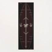 Yeowga Surf Yoga Fitness Mat Pop up Practice Yogamatte (Vorderseite)