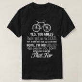 YEP 100 KM FAHRRAD T T-Shirt (Design vorne)