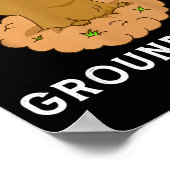 Yep I Talk To Groundhogs - Funny Groundhog Day Woo Poster (Ecke)