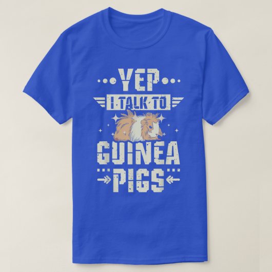 Yep Ich spreche mit Guinea T-Shirt (Design vorne)