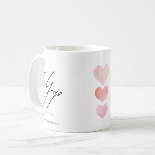 Yep noch Liebe Sie Valentinstag Kaffeetasse (Vorderseite Links)