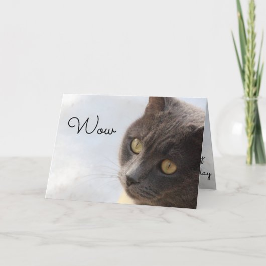 Yep Older Happy Birthday Karte (Vorderseite)